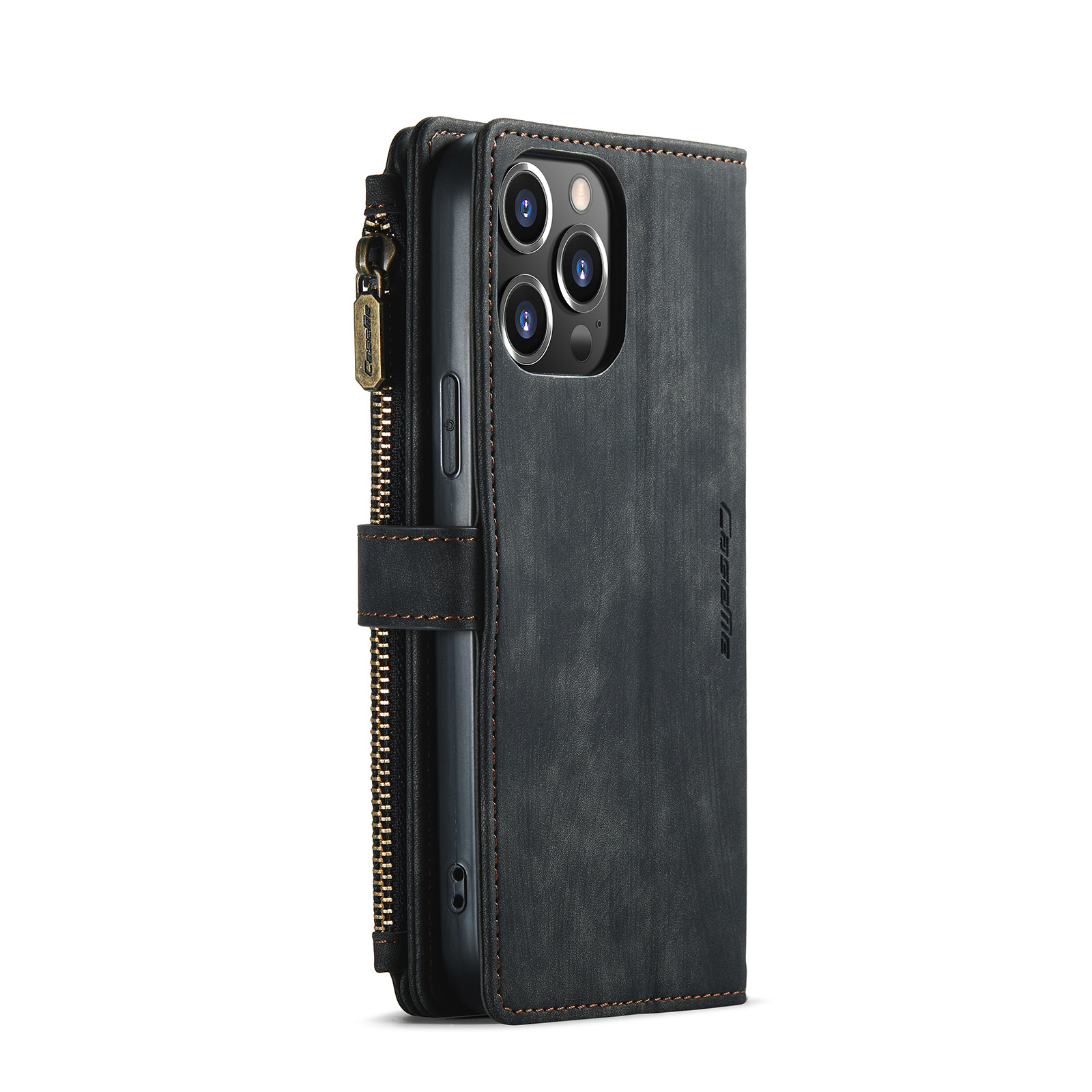 手帳型スマホケース 財布機能付き二つ折り手帳型ケース