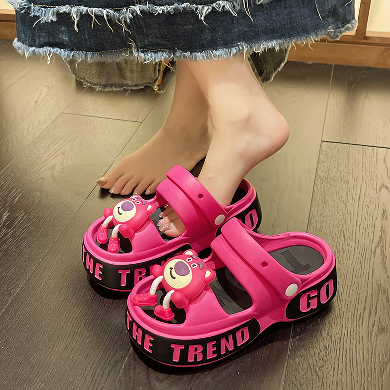 スポーツサンダル くまさん厚底スポーツサンダル