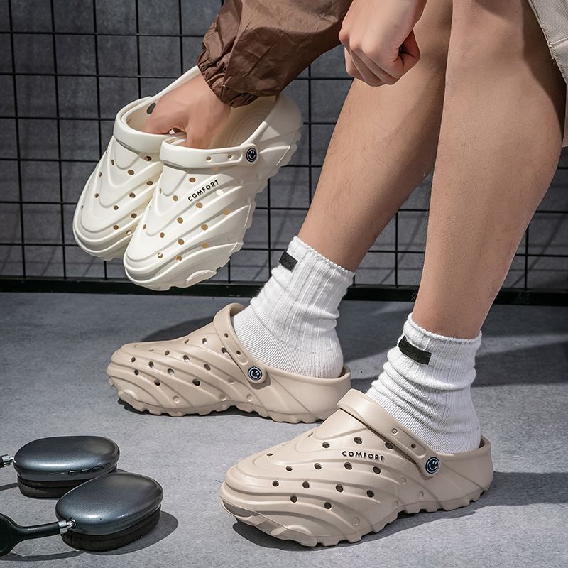 スポーツサンダル スポーツサンダル 波紋デザイン軽量クッションサンダル