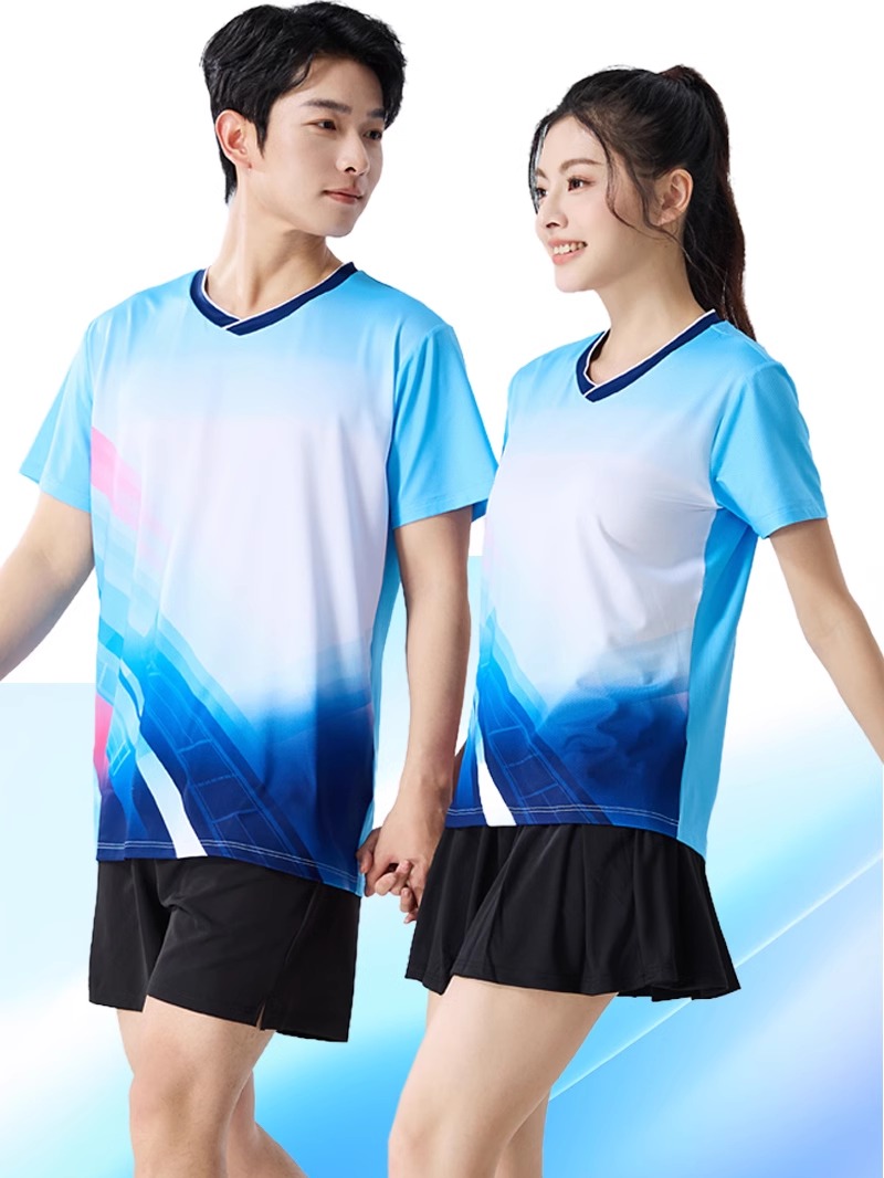 スポーツTシャツ 光速スマッシュ バドミントンウェア