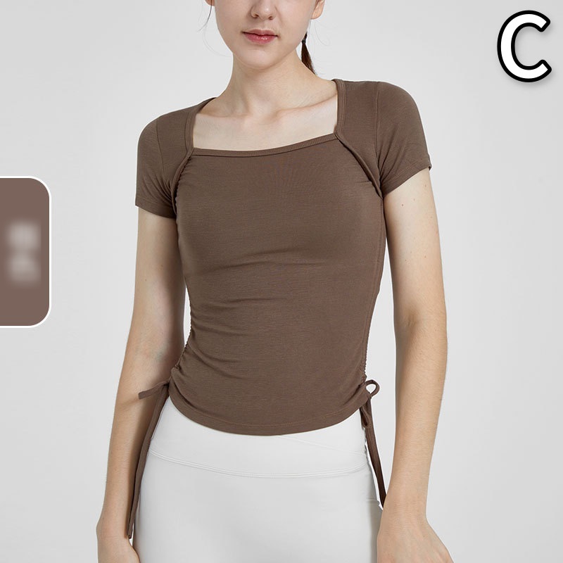 スポーツTシャツ レディース フィットネス Tシャツ ヨガ スポーツウェア