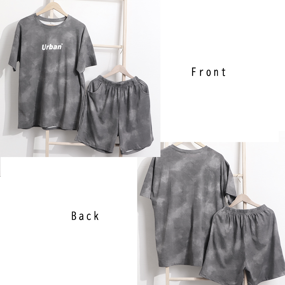 スポーツTシャツ レディース タイダイ柄 半袖 上下セット 春夏
