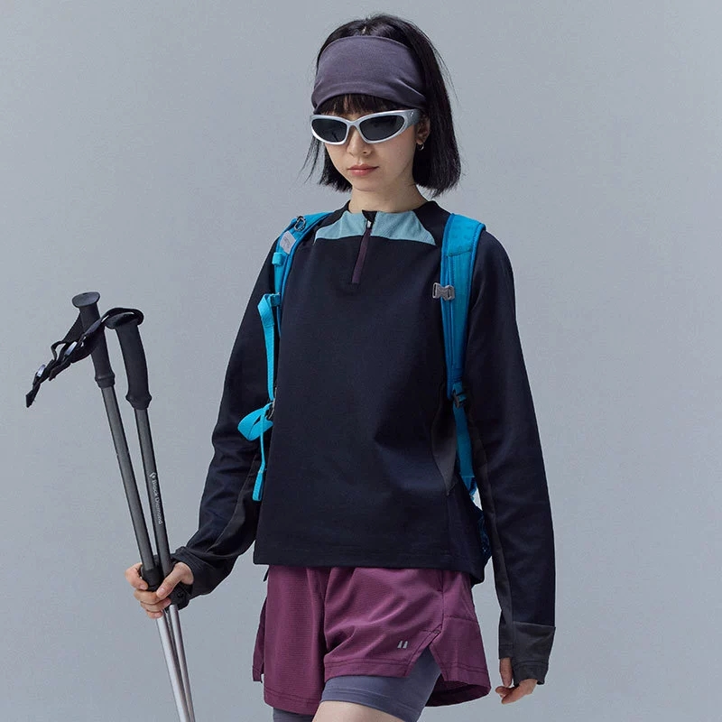 スポーツTシャツ 男女兼用抗菌吸汗速乾長袖スポーツシャツ全3色