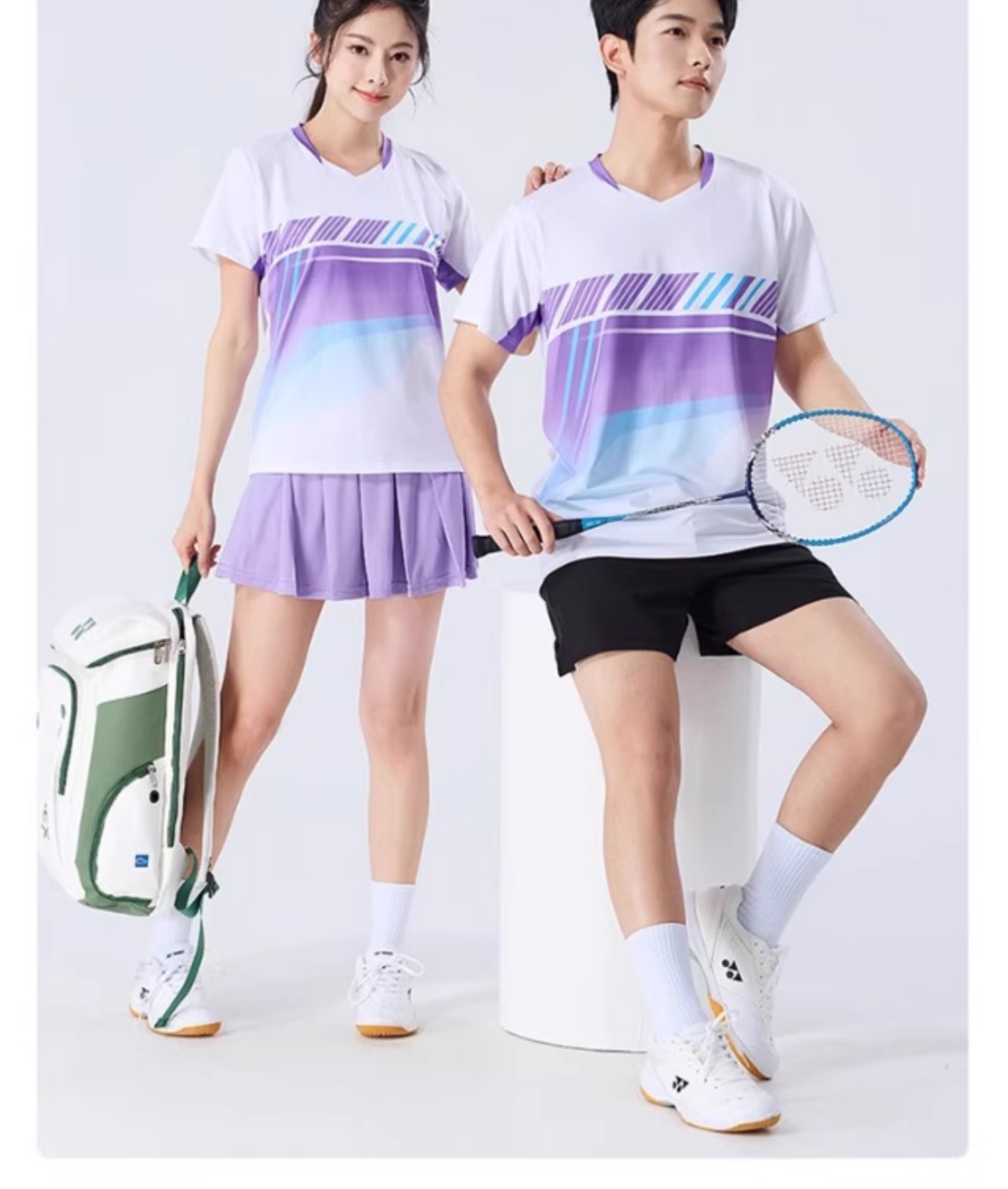 スポーツTシャツ 光速スマッシュ バドミントンウェア