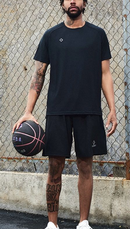 スポーツTシャツ バスケ シンプル機能性バスケ用鍛錬シャツ