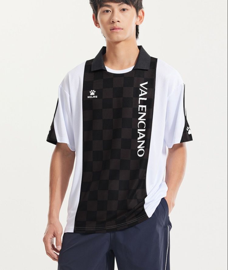 スポーツTシャツ サッカー チェッカーフラッグ ユニフォーム