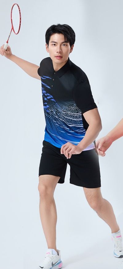 スポーツTシャツ バトミントン 翔舞ポロシャツ バドミントン競技用