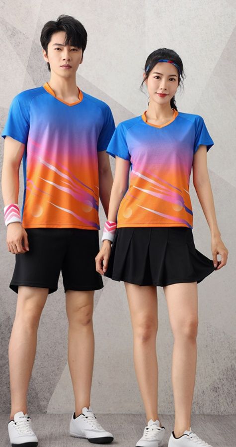 スポーツTシャツ バトミントン 動きやすいバドミントンウェア