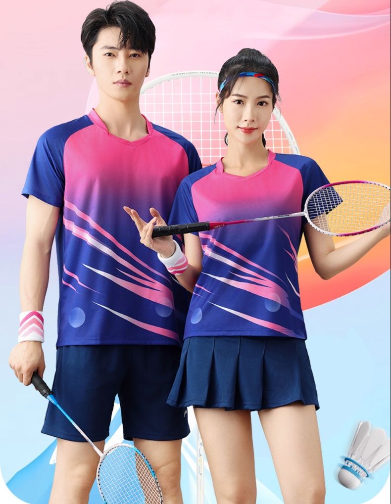 スポーツTシャツ バトミントン 動きやすいバドミントンウェア