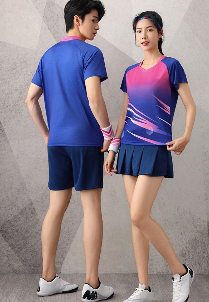 スポーツTシャツ バトミントン 動きやすいバドミントンウェア