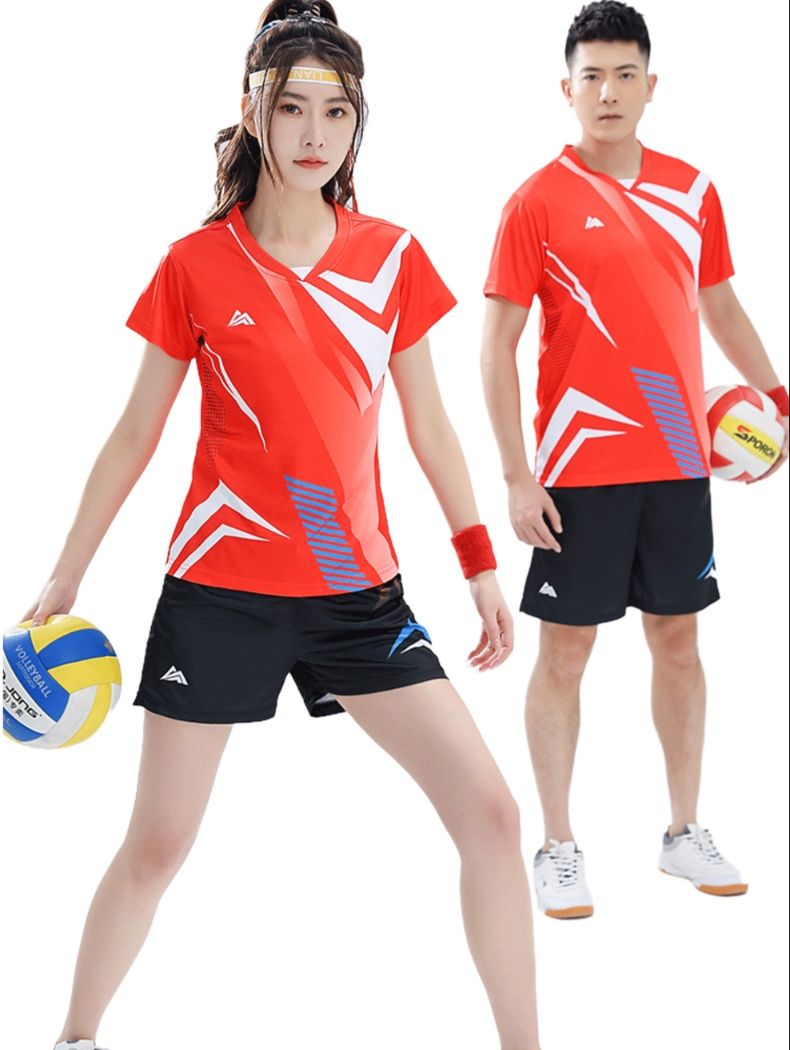 スポーツTシャツ バレーボール幾何学模様バレーユニフォーム