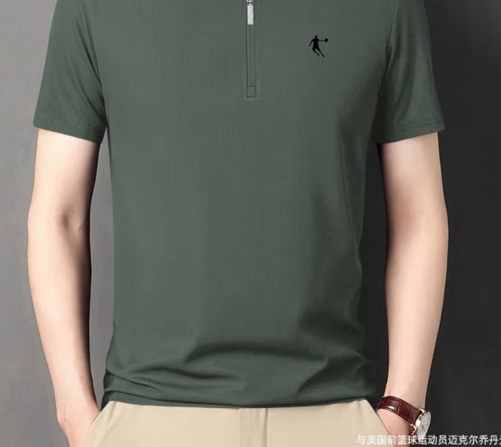 スポーツTシャツ ゴルフ 快適ラウンド ハーフジップポロシャツ