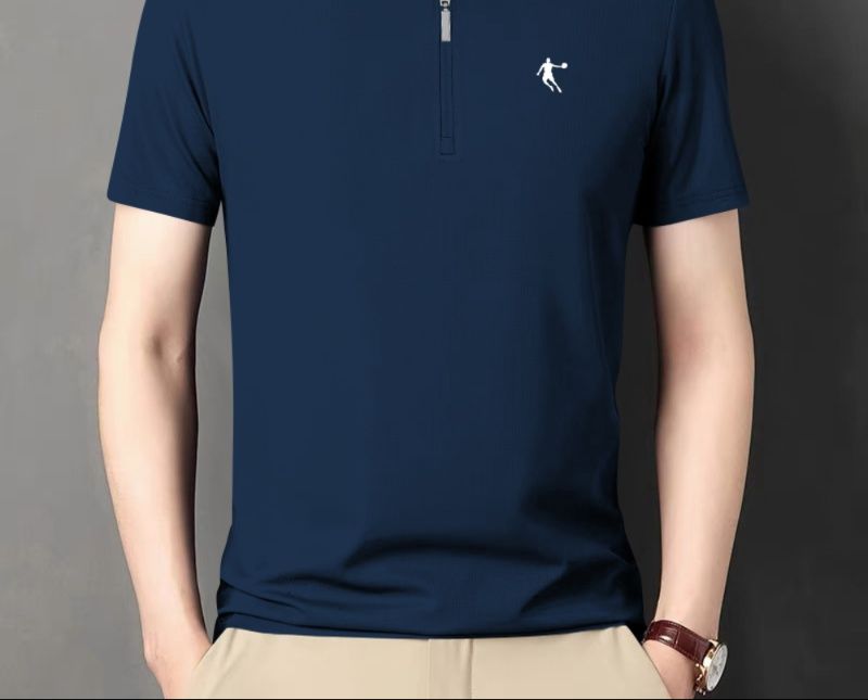 スポーツTシャツ ゴルフ 快適ラウンド ハーフジップポロシャツ