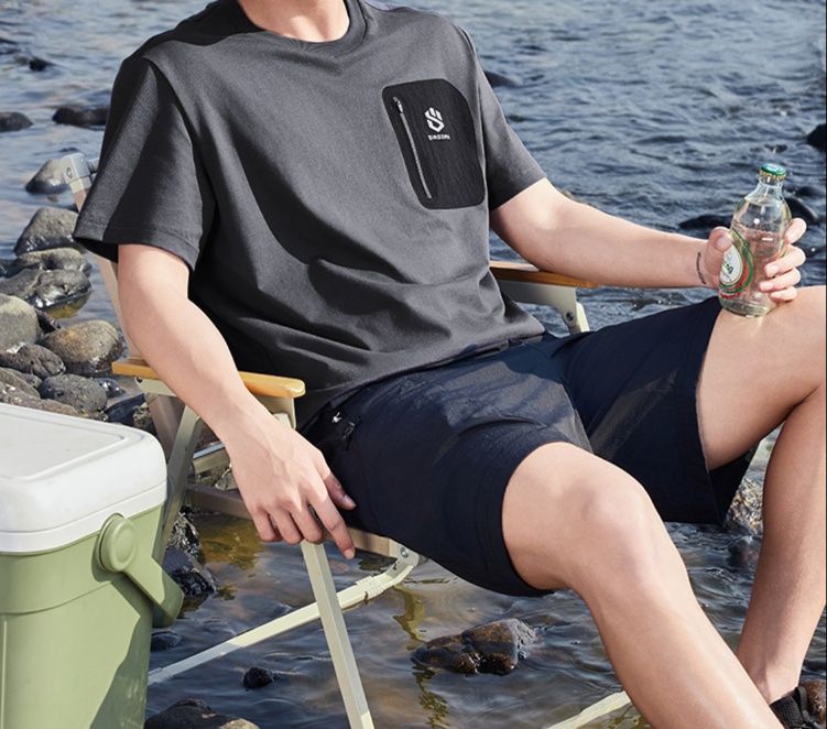 スポーツTシャツ 登山 アウトドア機能性ポケットＴシャツ