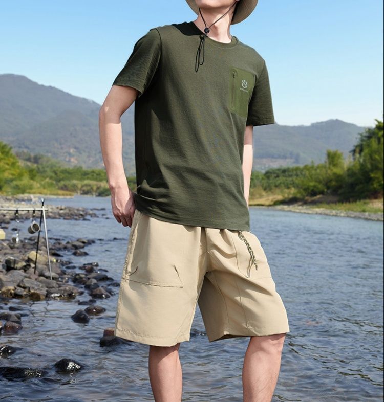 スポーツTシャツ 登山 アウトドア機能性ポケットＴシャツ