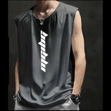 スポーツTシャツ 速乾ノースリーブ バスケットシャツ