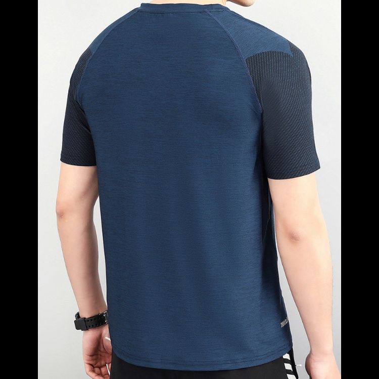 スポーツTシャツ 矢印模様ドライフィット速乾ランニング半袖