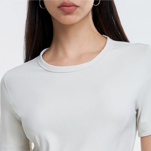 スポーツTシャツ ツイストデザイン アスリートシャツ