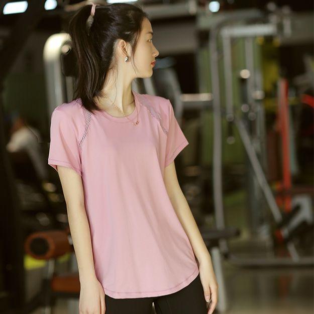 スポーツTシャツ 涼風背中開きランニングシャツ