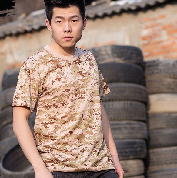 スポーツTシャツ 迷彩アウトドア 山岳戦術シャツ