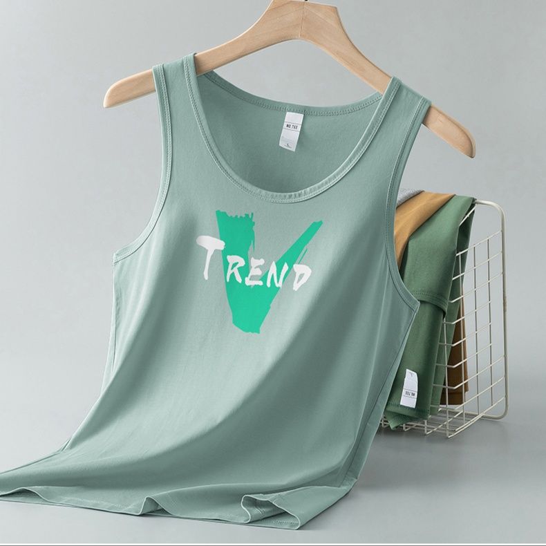 スポーツTシャツ グラフィックロゴ メンズタンクトップ