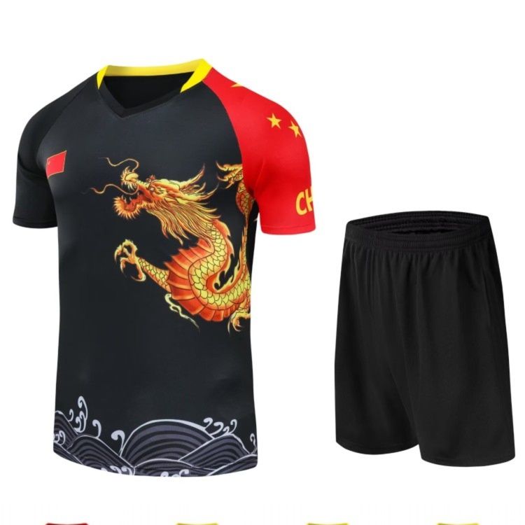 スポーツTシャツ 伝統龍柄サッカーユニフォーム