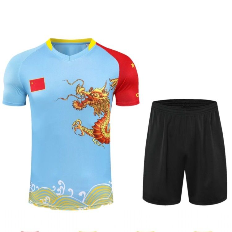 スポーツTシャツ 伝統龍柄サッカーユニフォーム