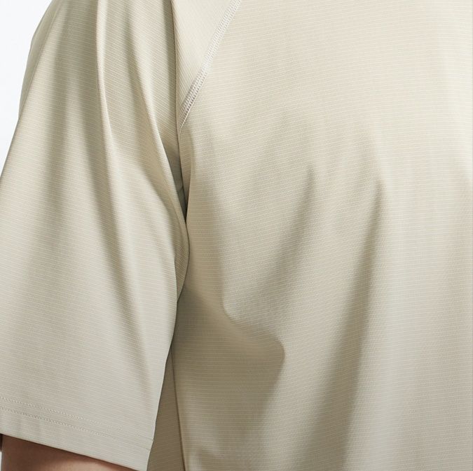 スポーツTシャツ メンズ ハイネック接触冷感 紫外線カット スポーツ用半袖長袖シャツ 全3色