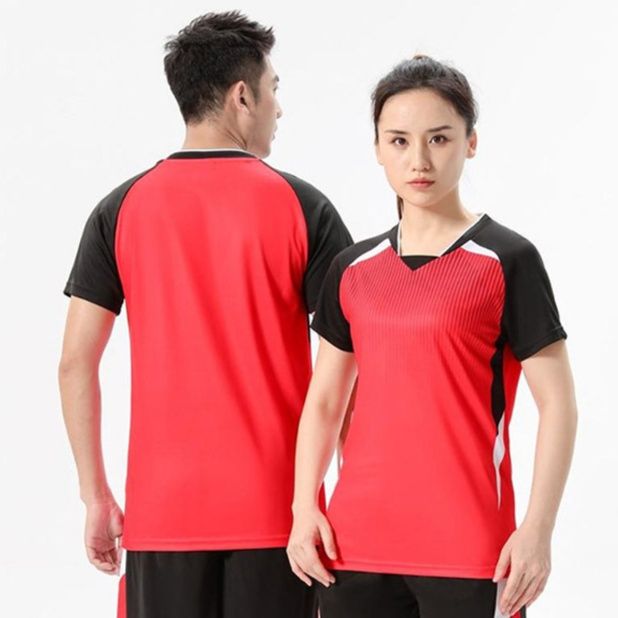 スポーツTシャツ 吸汗速乾ラグランスリーブバレーボール