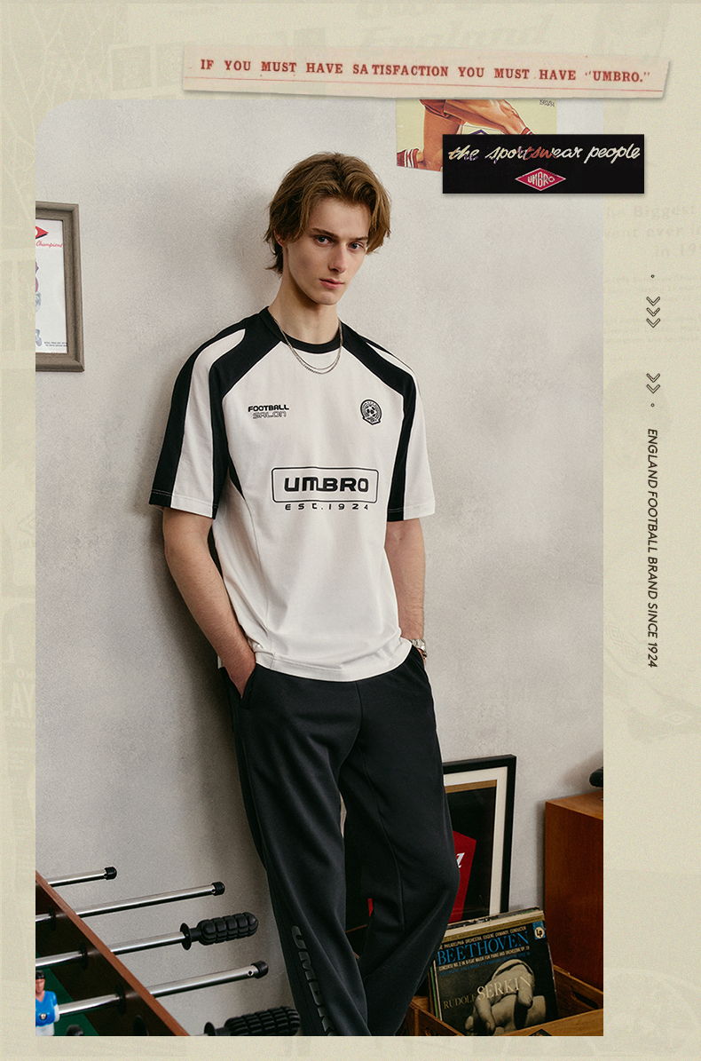 スポーツTシャツ レトロスタイルサッカーユニフォーム