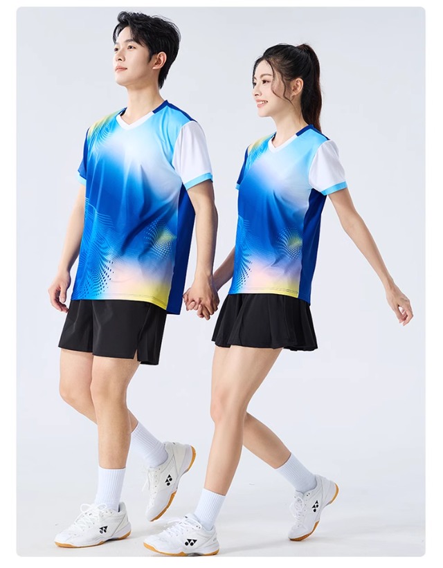 スポーツTシャツ 光速スマッシュ バドミントンウェア