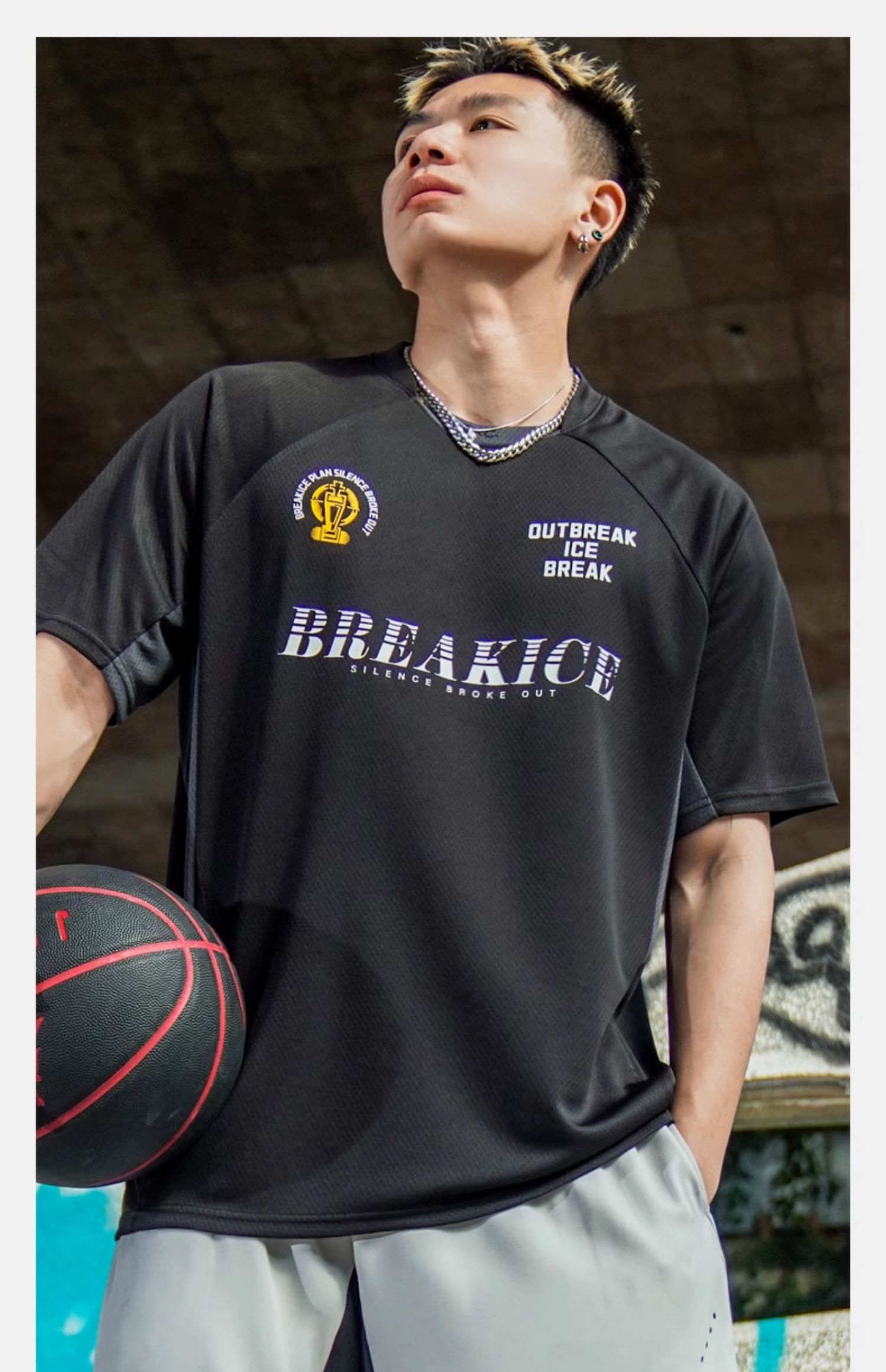 スポーツTシャツ アーバンコート バスケスタイル