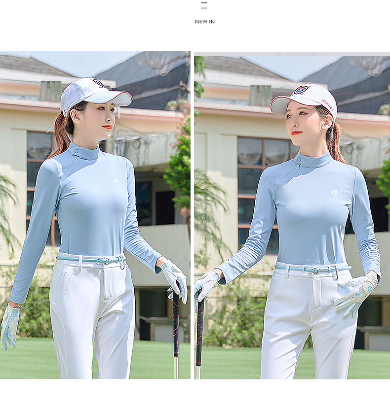 スポーツTシャツ エレガントグリーン ゴルフセット