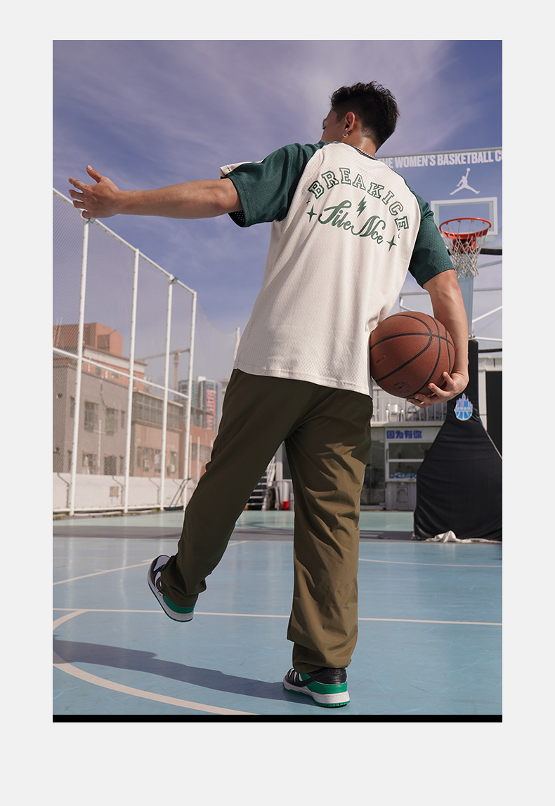 スポーツTシャツ 雷光バスケラグランシャツ