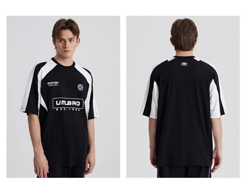 スポーツTシャツ レトロスタイルサッカーユニフォーム