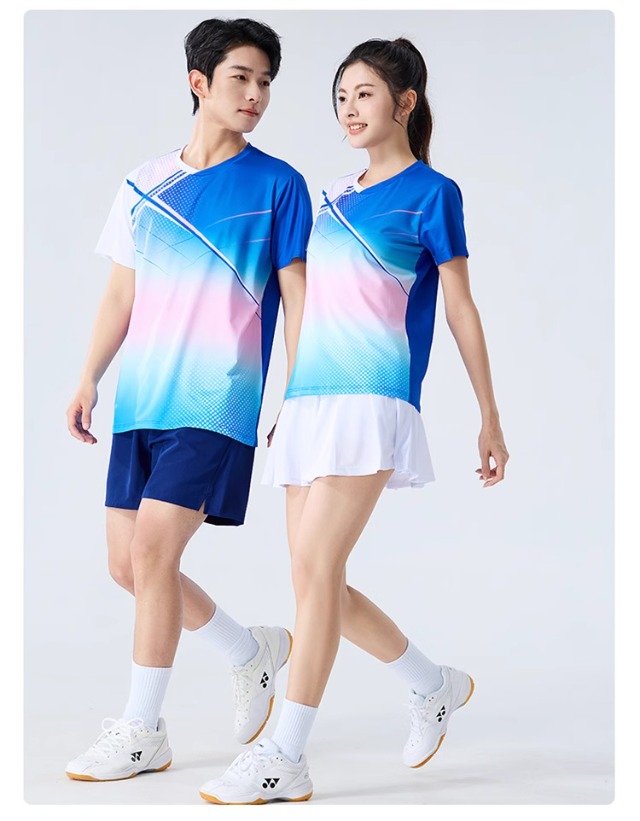 スポーツTシャツ 光速スマッシュ バドミントンウェア