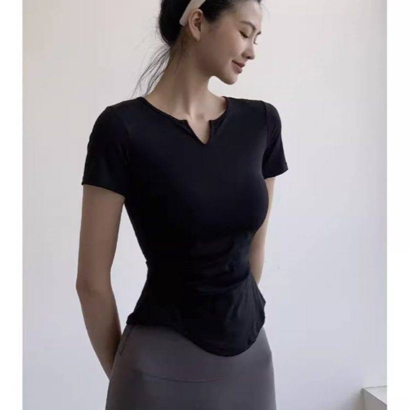 スポーツTシャツ 速乾機能付きレディース運動用半袖シャツ