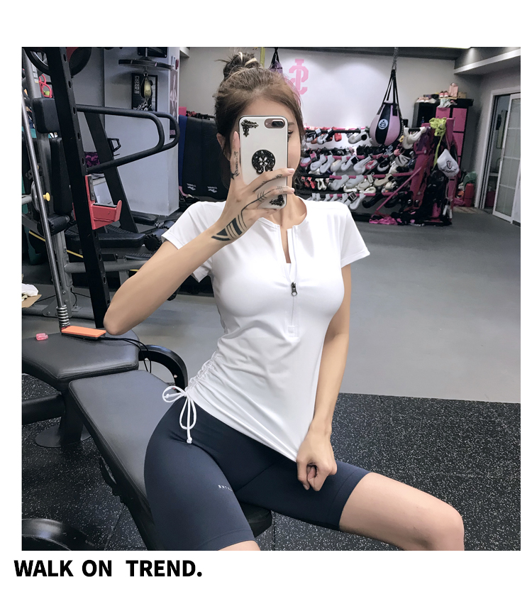 スポーツTシャツ サイドシェイプ ランニングウェア