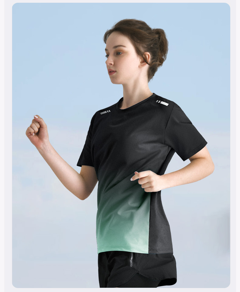 スポーツTシャツ 山頂征服 ドライメッシュシャツ