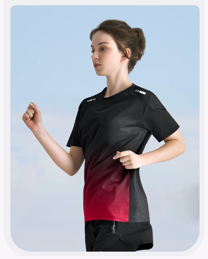 スポーツTシャツ 山頂征服 ドライメッシュシャツ