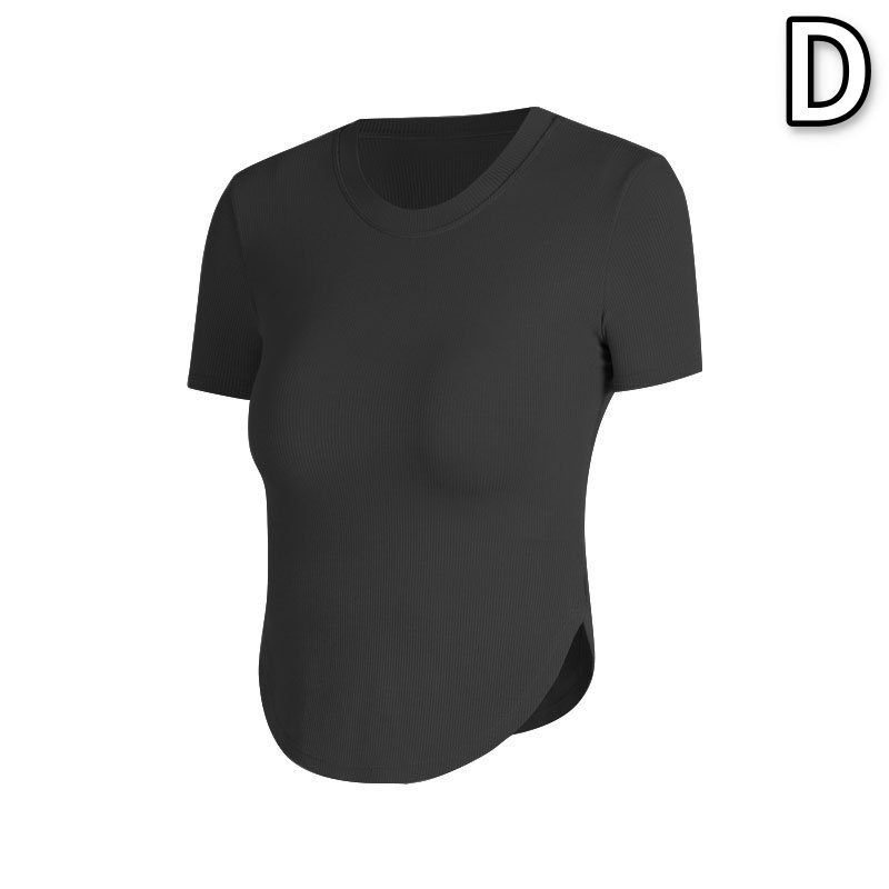 スポーツTシャツ フィットネス半袖シャツ ヨガ運動用スポーツウェア レディース