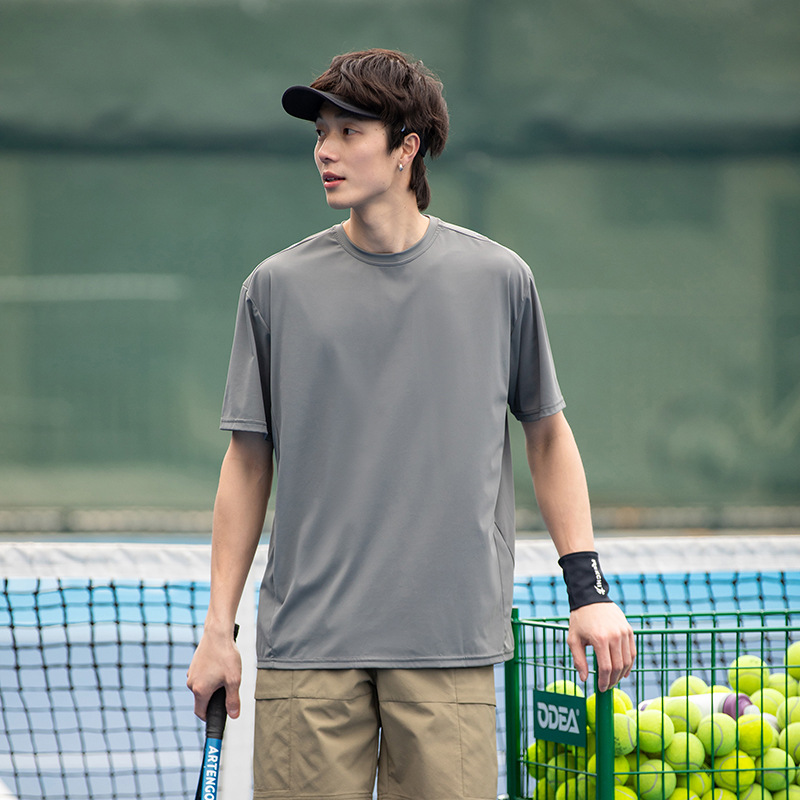 スポーツTシャツ さらり快適バドミントンシャツ