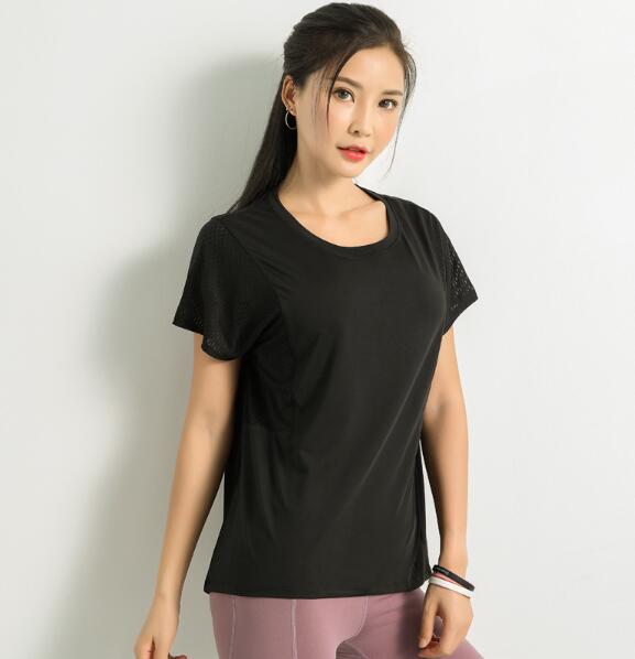 スポーツTシャツ 夏用レディース速乾スポーツトップス