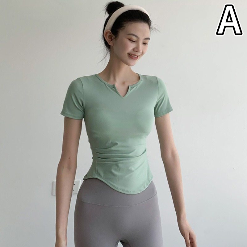 スポーツTシャツ 速乾機能付きレディース運動用半袖シャツ