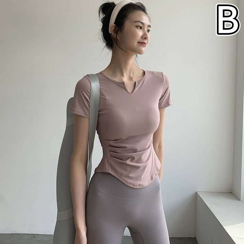 スポーツTシャツ 速乾機能付きレディース運動用半袖シャツ