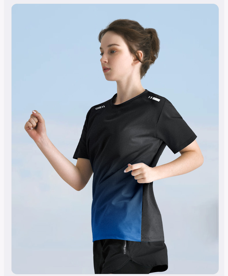 スポーツTシャツ 山頂征服 ドライメッシュシャツ