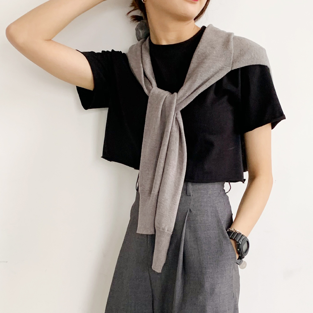 スポーツTシャツ 無地ショート丈スポーツ半袖シャツ着やせ効果