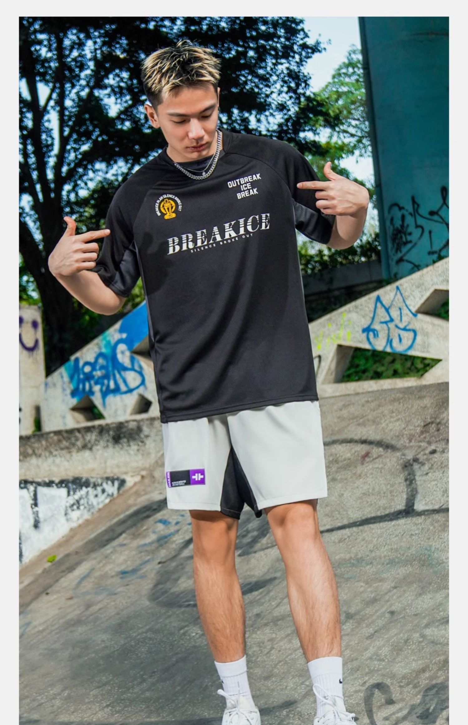 スポーツTシャツ アーバンコート バスケスタイル