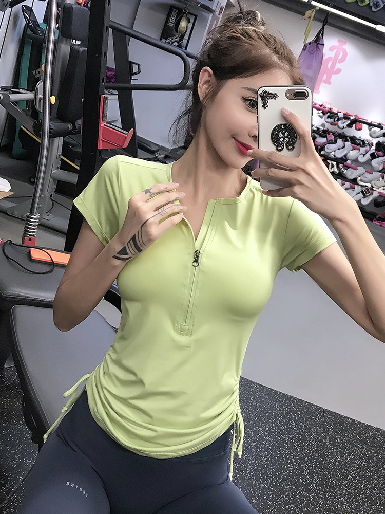 スポーツTシャツ サイドシェイプ ランニングウェア