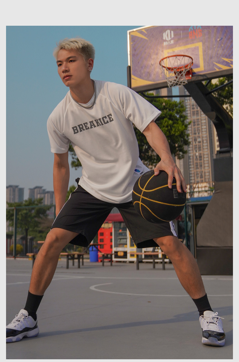 スポーツTシャツ 破氷者 バスケットボール速乾シャツ